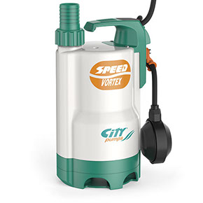 City Pumps Speed Vortex Serisi Flatörlü Pis Su Dalgıç Pompalar